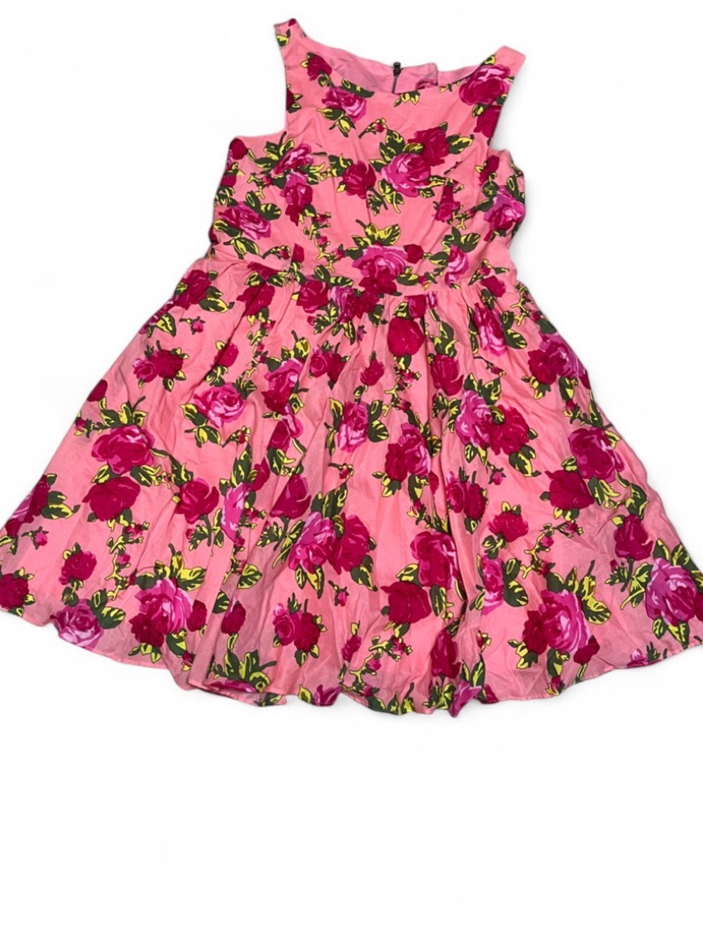 Betsey Johnson Pink Floral Fit-and-Flare Girls' Dress